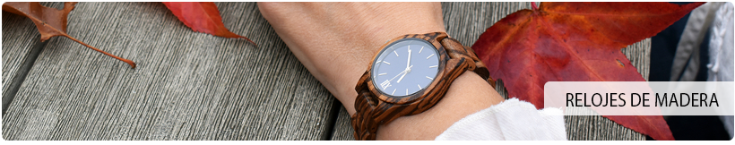 Relojes de madera