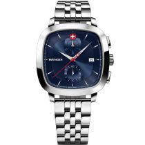 Wenger 01.1933.103 Reloj Hombre Vintage Clásico Cronógrafo 40mm 5ATM