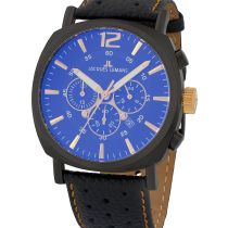 Jacques Lemans 1-1645.1O Lugano Cronografo 46mm Reloj Hombre