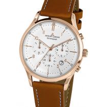 Jacques Lemans 1-2068R Retro Clásico Cronógrafo Reloj Hombre 41mm 5ATM