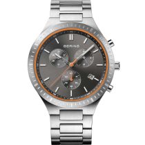 Bering 11743-709 Clásico Titanio Cronografo Reloj Hombre 40mm 5ATM
