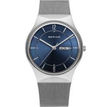 Bering 11938-003DD Clásico Day-Date Reloj Hombre 38mm 3ATM