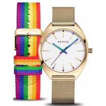 Bering 127220-36-334 Reloj Mujer FREEDOM oro brillante 36mm 5ATM