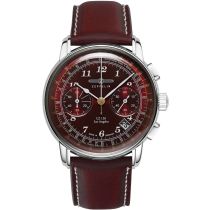 Zeppelin 7614-6 LZ126 Los Angeles Cronografo Reloj Hombre 43mm 5ATM