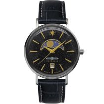 Zeppelin 8137-2 Reloj Mujer Luna Fase lunar 36mm 5ATM 