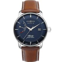 Zeppelin 8462-3 Atlantic Automatico Reserva de energía 43mm Reloj Hombre 5ATM