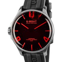 U-Boat 8465/B Darkmoon Red SS 44mm Reloj Hombre 5ATM