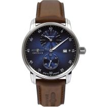 Zeppelin 8622-3 New Captains Line Automatico 43mm Reloj Hombre 5ATM