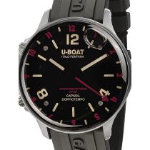 U-Boat 8839 Capsoil Doppiotempo SS GMT 45mm Reloj Hombre 10ATM
