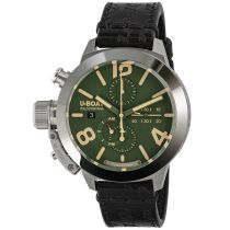 U-Boat 9581 Clásico 45 mm Tungsteno CAS Green Reloj Hombre 10ATM