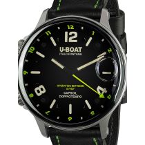 U-Boat 9676 Capsoil Doppiotempo SS GMT Reloj Hombre 55mm 10ATM