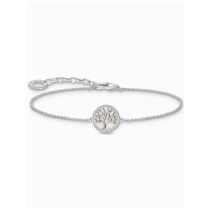 Thomas Sabo A2160-007-21-L19V Pulsera de plata con colgante Árbol del Amor