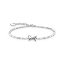 Thomas Sabo A2172-643-14-L19V Pulsera lazo plata con piedras blancas