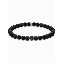 Thomas Sabo A2194-705-11-L21 Unisex Pulsera Negro obsidiana