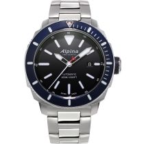 Alpina AL-525LBN4V6B Seastrong Diver Automático Reloj Hombre