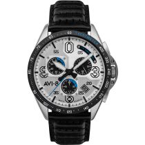 AVI-8 AV-4077-01 P-51 Mustang Cronografo 43mm Reloj Hombre 5ATM