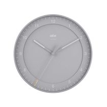 Braun BC17G-DCF Reloj de pared clásico radiocontrolado 30 cm gris