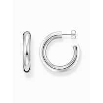 Thomas Sabo CR636-001-21 Pendientes de aro de plata Chunky 30 mm Señoras