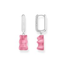 Thomas Sabo CR727-052-9 Pendientes criollo simple midi de plata con oso de oro rosa 34,5 mm para señora
