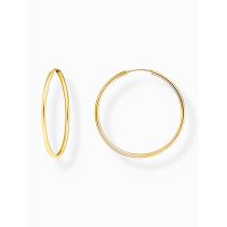 Thomas Sabo CR728-413-39 Pendientes de aro dorados 40 mm Señoras