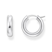 Thomas Sabo CR747-001-21 Bold - Creoles gruesos plateados 16.2 mm señora