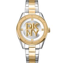 DKNY DK1L016M0085 Reloj Mujer Chambers Midi Two Tone 34mm 5ATM