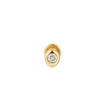 ANIA HAIE Único Pendientes Magma Wave Oro 14K EAU004-01YG