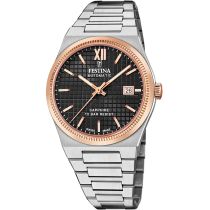 Festina F20030/3 Reloj Hombre Swiss Made Rivé Automático 40mm 10ATM 