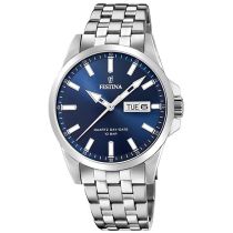 Festina F20357/3 Clasico Day-Date Reloj Hombre 41mm 10ATM