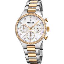 Festina F20402/1 Boyfriend Crono Reloj Mujer 36mm 5ATM