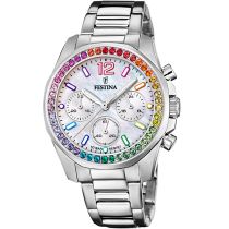 Festina F20606/2 Boyfriend Cronografo Reloj Mujer 38mm 10ATM