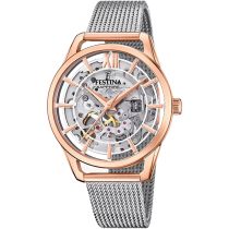 Festina F20628/1 Automatico Reloj Mujer 35mm 3ATM