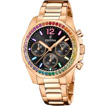 Festina F20639/3 Boyfriend Cronografo Reloj Mujer 38mm 10ATM