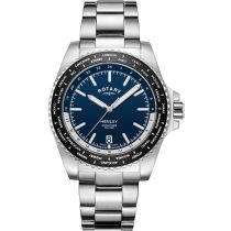 Rotary GB05370/88 Henley World Timer Reloj Hombre 41mm 10ATM