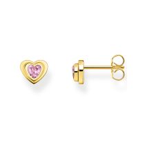 Thomas Sabo Pendientes Corazón Rosa H2271-414-9