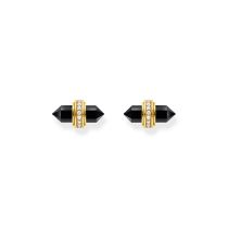 Thomas Sabo H2281-177-11 Pendientes de oro con ónix negro, señora