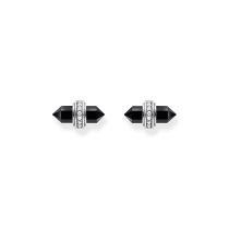 Thomas Sabo H2281-641-11 Pendientes de plata con ónix negro, mujer