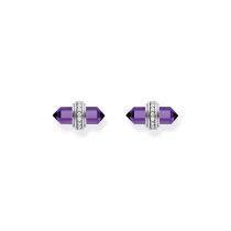 Thomas Sabo H2281-643-13 Pendientes de plata con ónix violeta Señoras