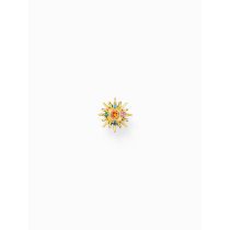 Thomas Sabo H2284-971-7 Pendiente sol chapado en oro con piedras de colores, señora