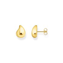 Thomas Sabo H2303-413-39 Bold - Pendientes lágrima chapados en oro 13,0 mm señora