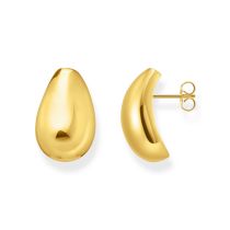 Thomas Sabo H2308-413-39 Bold - Pendientes lágrima dorados 21,5 mm mujer