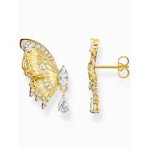Thomas Sabo H2328-414-14 Pendientes con piedras chapado en oro Señoras