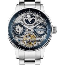 Ingersoll I07707 The Jazz Dual Time Automatico Reloj Hombre 42mm 