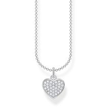 Thomas Sabo KE2046-051-14-L38V Collar de plata con pavé en forma de corazón 36-38 cm señora