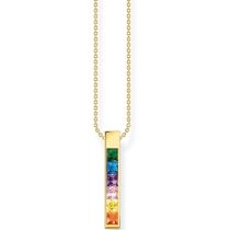 Thomas Sabo KE2113-971-7 Stone Rainbow Collar de mujer, ajustable