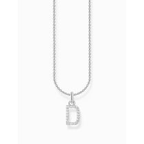 Thomas Sabo KE2243-051-14-L45V Collar de plata letra D Señoras