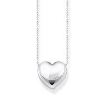 Thomas Sabo KE2276-001-21-L45V Bold - Cadena plateada con colgante en forma de corazón 40-45 cm para señora