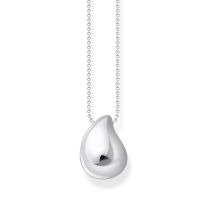 Thomas Sabo KE2281-001-21-L50V Bold - Collar plateado con colgante en forma de gota 40-45 cm para señora