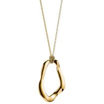 Thomas Sabo KE2319-413-39-L70 Collar con Colgante Natural Beauty chapado en Oro Mujer