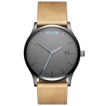 MVMT MM01-GML Clasico Gunmetal Sandstone 45mm Reloj Hombre 3ATM